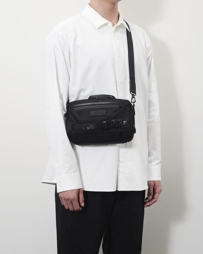 Master-Piece Potential 2-Way Mini Shoulder Bag - Black | Master-Piece Bags | JEANSTORE