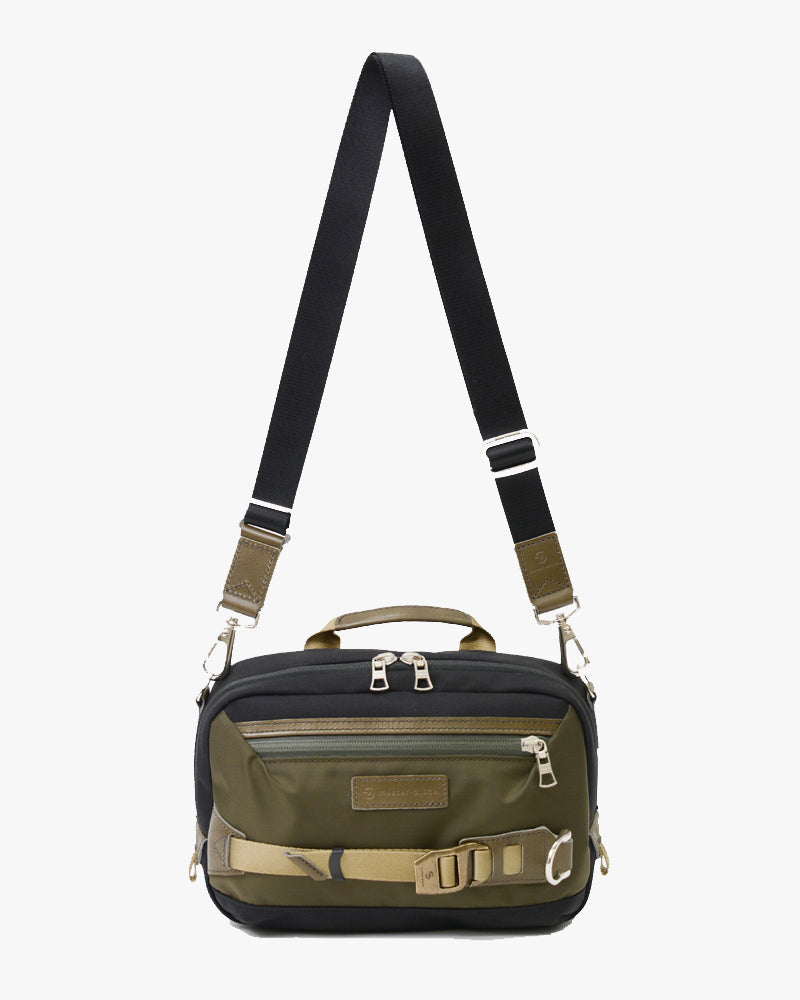 Master-Piece Potential 2-Way Mini Shoulder Bag - Olive / Black | Master-Piece Bags | JEANSTORE