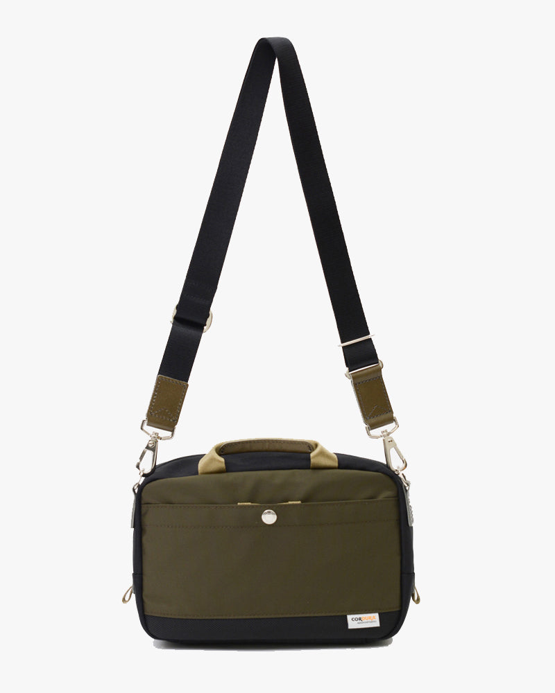 Master-Piece Potential 2-Way Mini Shoulder Bag - Olive / Black | Master-Piece Bags | JEANSTORE