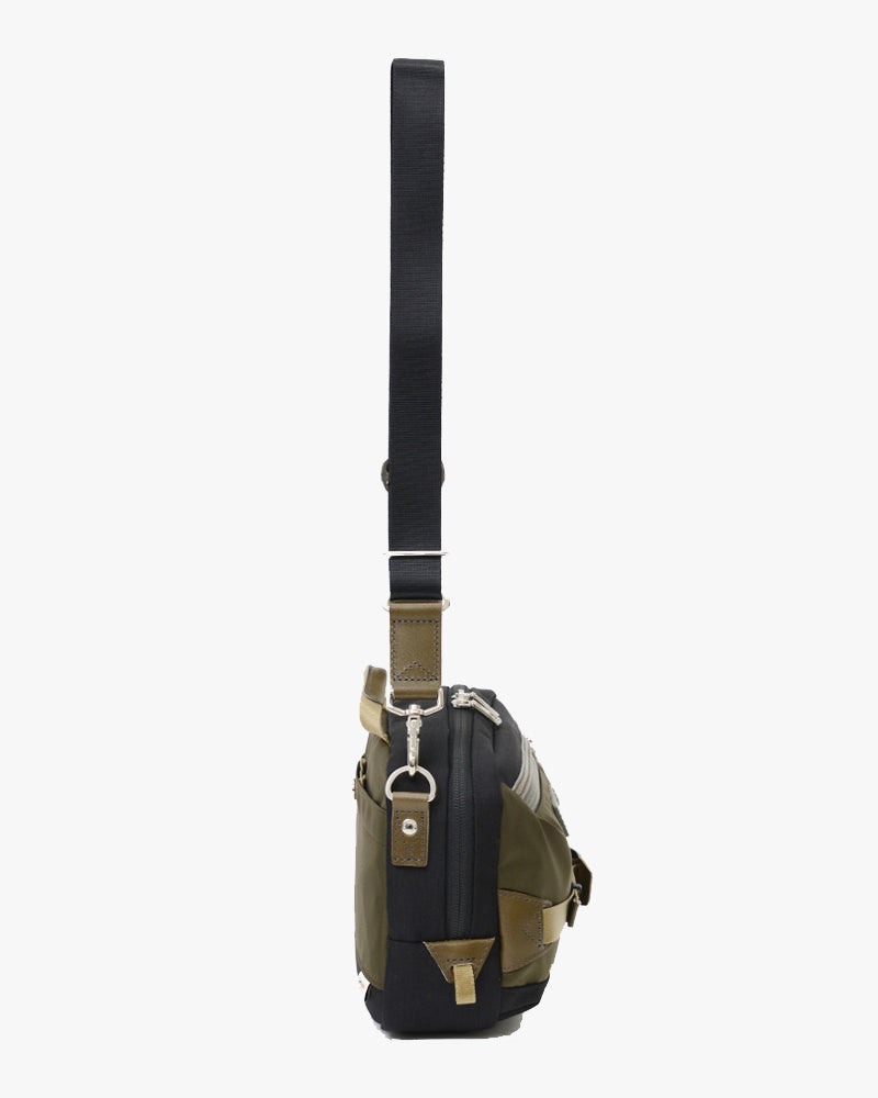 Master-Piece Potential 2-Way Mini Shoulder Bag - Olive / Black | Master-Piece Bags | JEANSTORE