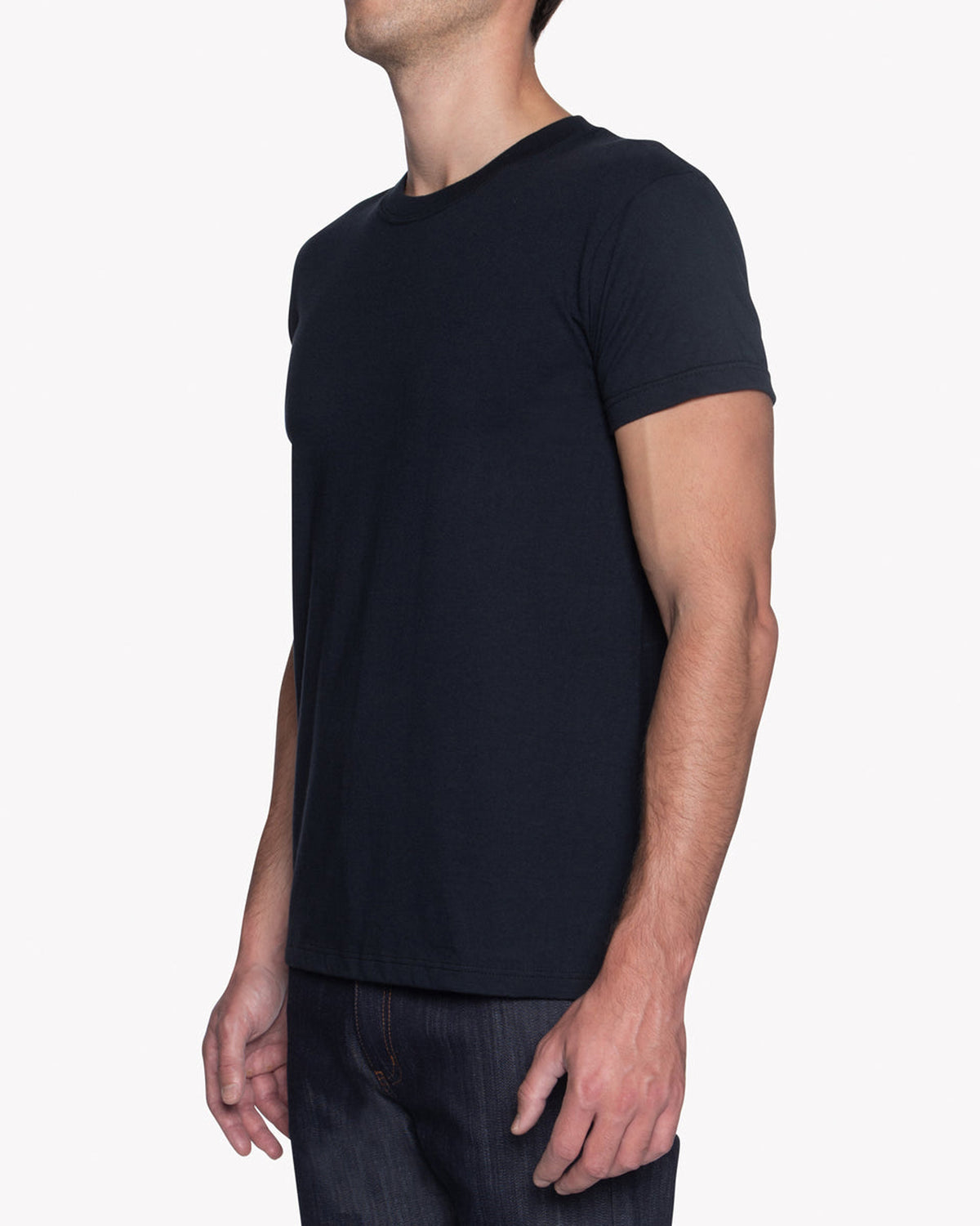 Naked & Famous Denim Circular Knit Tee - Black | Naked & Famous Denim T Shirts | JEANSTORE