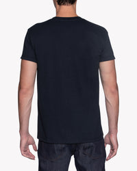 Naked & Famous Denim Circular Knit Tee - Black | Naked & Famous Denim T Shirts | JEANSTORE