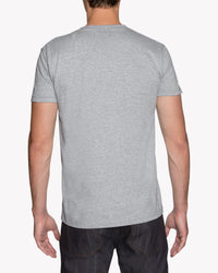 Naked & Famous Denim Circular Knit Tee - Heather Grey | Naked & Famous Denim T Shirts | JEANSTORE