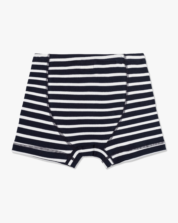 Hemen Biarritz Albar Breton Stripe Boxer Brief - Deep Marine / Natural | Hemen Biarritz Underwear | JEANSTORE