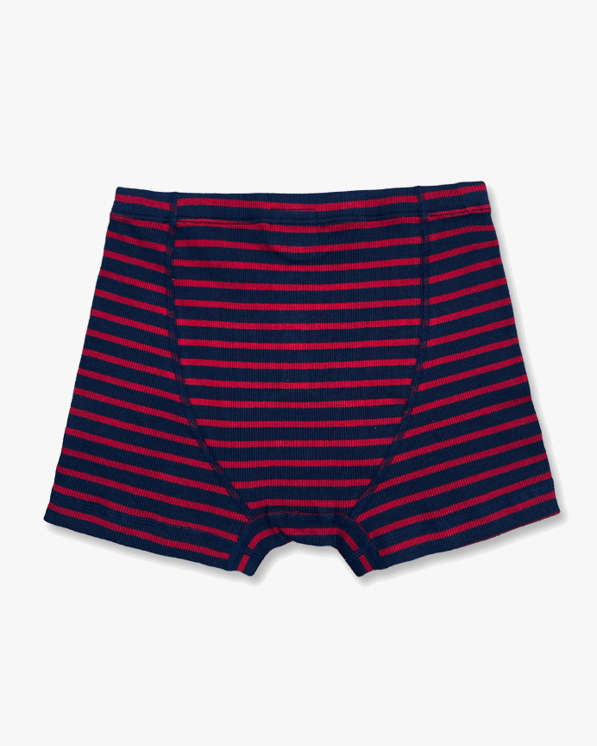 Hemen Biarritz Albar Breton Stripe Boxer Brief - Deep Marine / Red | Hemen Biarritz Underwear | JEANSTORE