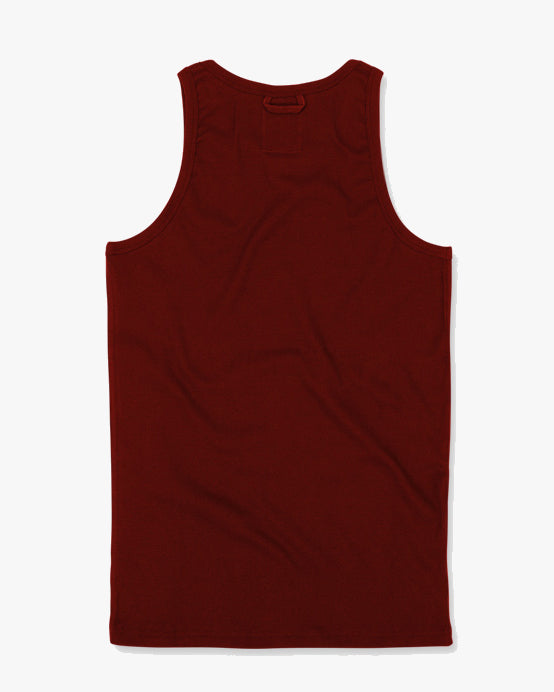Hemen Biarritz Gari Ribbed Tank Top - Wine Red | Hemen Biarritz Underwear | JEANSTORE