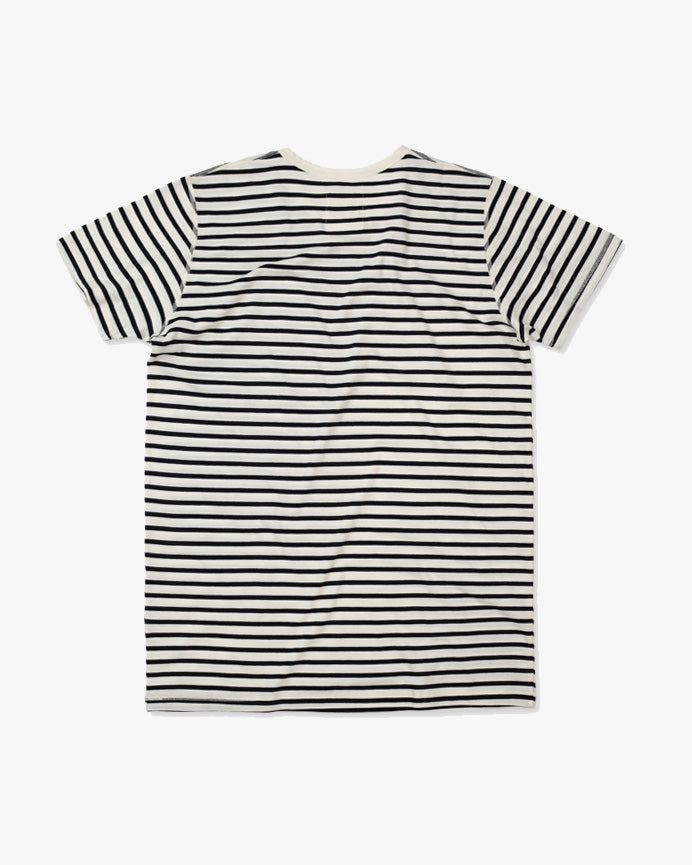 Hemen Biarritz Dani Breton Stripe Tee - Natural / Marine | Hemen Biarritz T Shirts | JEANSTORE