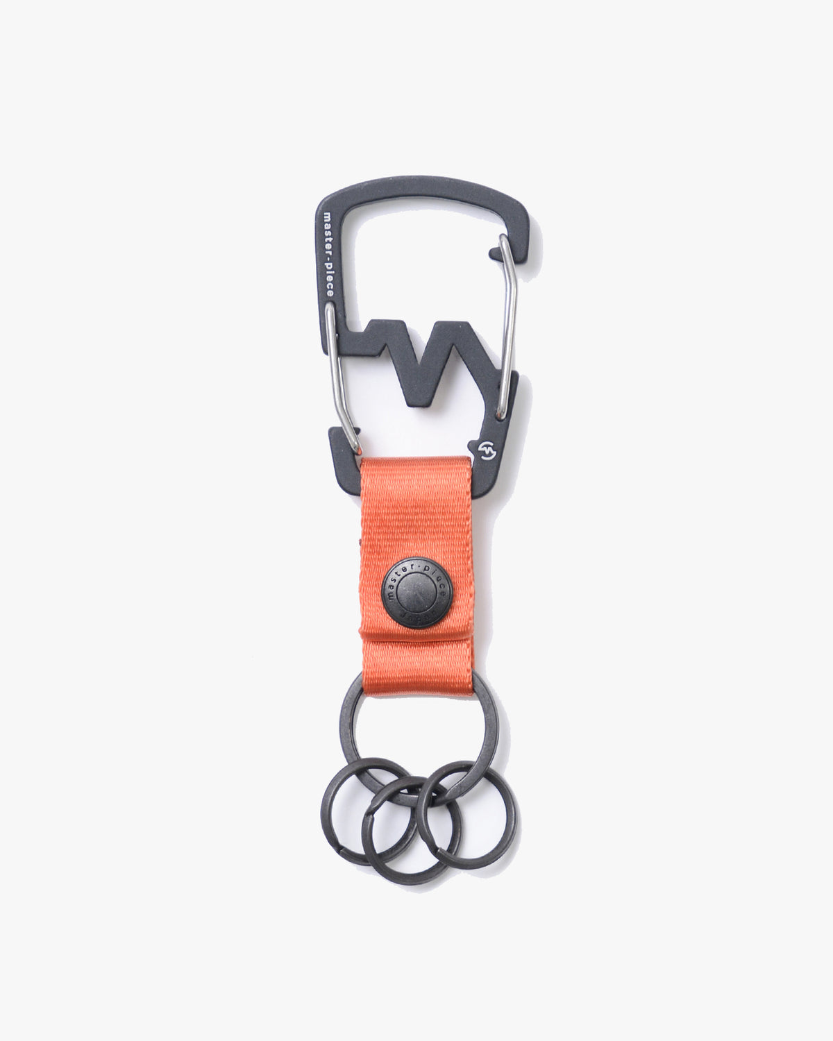 Master-Piece M-Carabiner Keyring - Orange | Master-Piece Wallets & Key Fobs | JEANSTORE