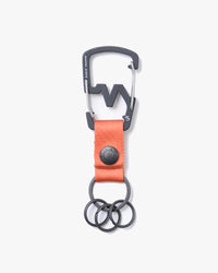 Master-Piece M-Carabiner Keyring - Orange | Master-Piece Wallets & Key Fobs | JEANSTORE