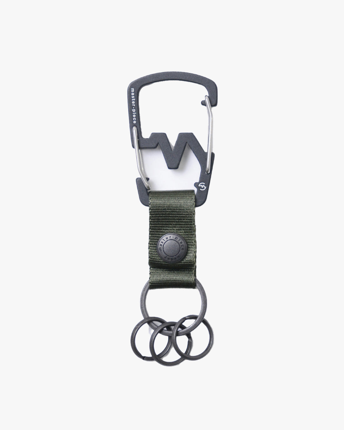 Master-Piece M-Carabiner Keyring - Khaki