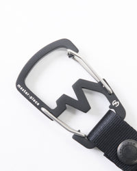Master-Piece M-Carabiner Keyring - Black | Master-Piece Wallets & Key Fobs | JEANSTORE