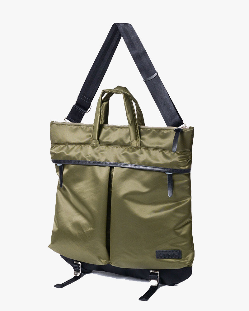 Master-Piece Lightning Helmet Bag - Khaki | Master-Piece Bags | JEANSTORE