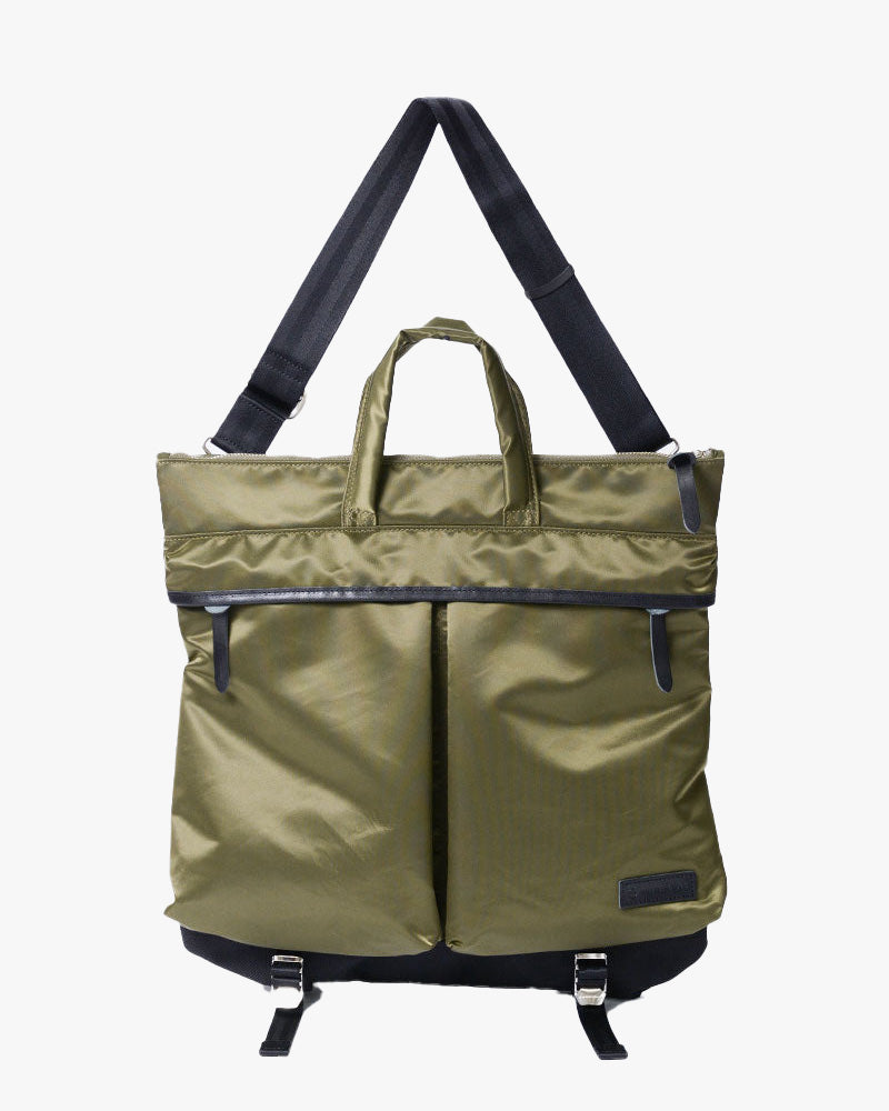 Master-Piece Lightning Helmet Bag - Khaki | Master-Piece Bags | JEANSTORE