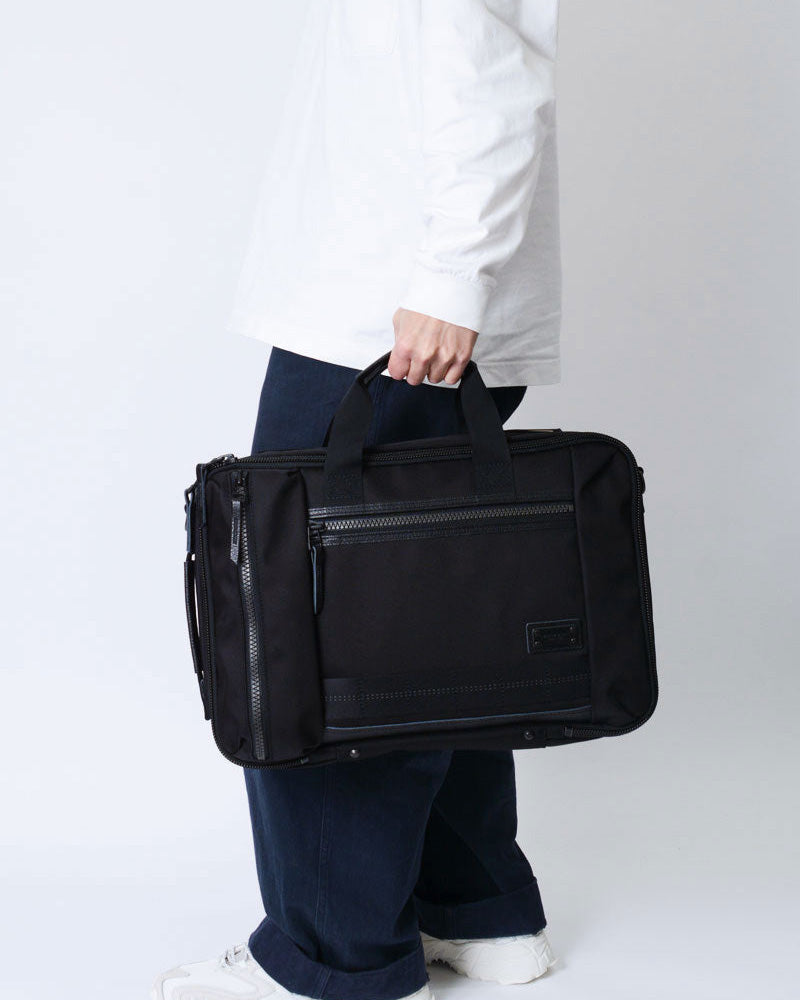 Master-Piece Rise V2 3-Way Briefcase - Black | Master-Piece Bags | JEANSTORE