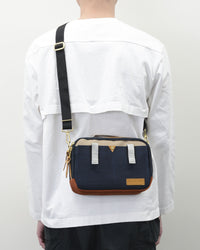 Master-Piece Link Shoulder Bag - Navy / Black | Master-Piece Bags | JEANSTORE