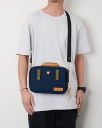 Master-Piece Link Shoulder Bag - Navy | Master-Piece Bags | JEANSTORE