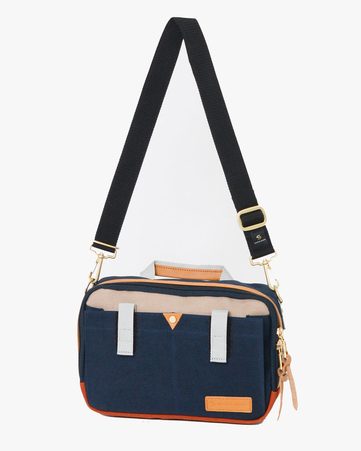 Master-Piece Link Shoulder Bag - Navy / Black