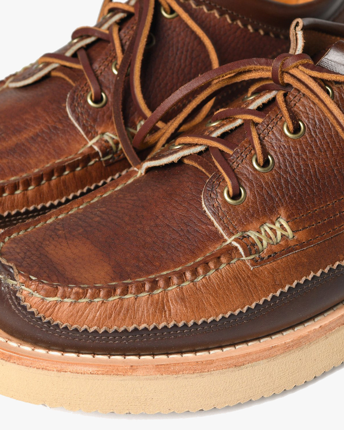 Yuketen Maine Guide Ox DB Shoe w/ 2021 Sole - CP Brown / G Brown | Yuketen Shoes | JEANSTORE