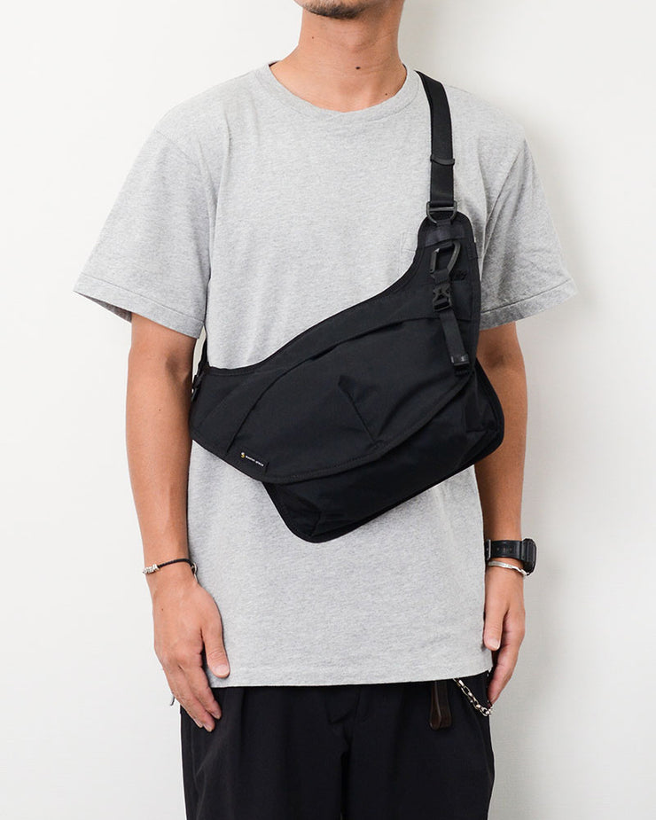 Master-Piece Face Sling Bag - Black