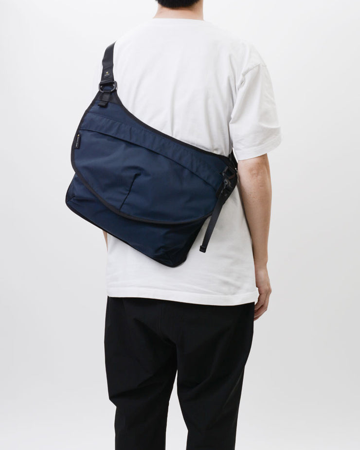 Master-Piece Face Shoulder Bag - Navy