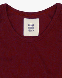 Hemen Biarritz Gari Ribbed Tank Top - Wine Red | Hemen Biarritz Underwear | JEANSTORE