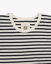 Hemen Biarritz Dani Breton Stripe Tee - Natural / Marine | Hemen Biarritz T Shirts | JEANSTORE