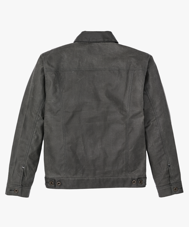 Filson Tin Cloth Short Lined Cruiser Jacket - Castor Grey | Filson Jackets & Coats | JEANSTORE