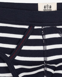 Hemen Biarritz Etor Breton Stripes Brief - Deep Marine / Natural | Hemen Biarritz Underwear | JEANSTORE
