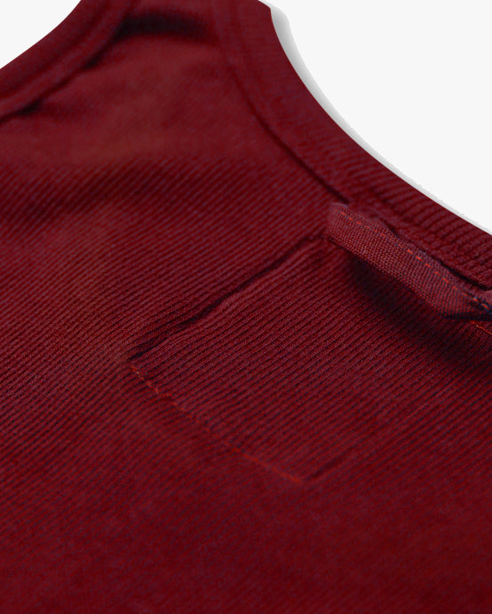 Hemen Biarritz Gari Ribbed Tank Top - Wine Red | Hemen Biarritz Underwear | JEANSTORE