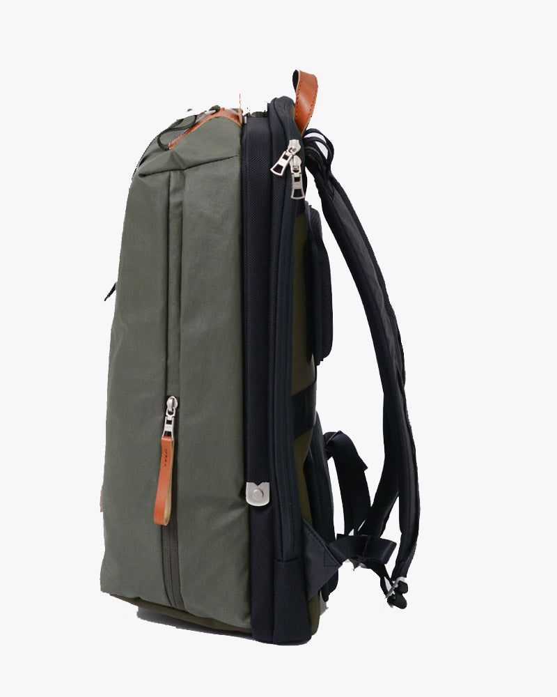 Master-Piece Bump Backpack L - Khaki | Master-Piece Bags | JEANSTORE