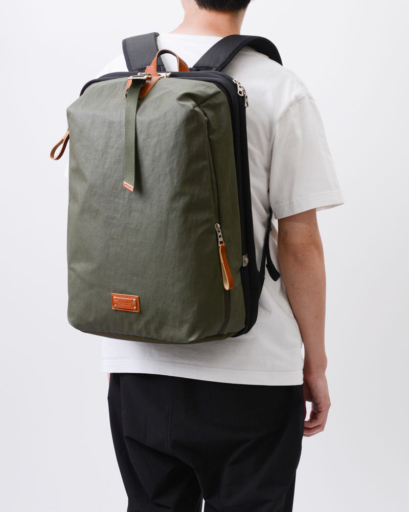 Master-Piece Bump Backpack L - Khaki | Master-Piece Bags | JEANSTORE