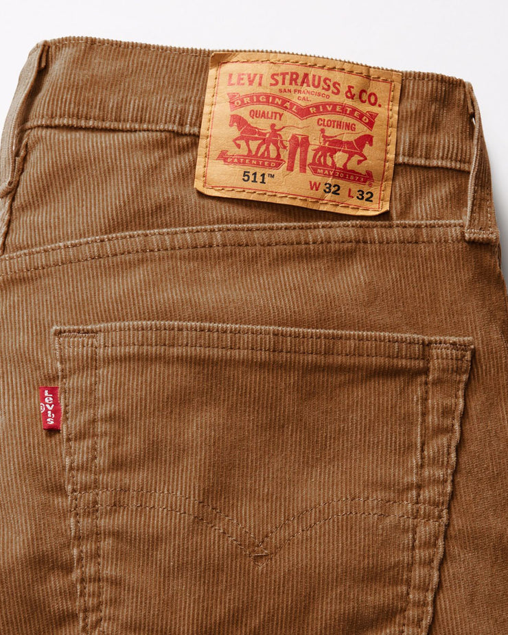 Levi's® 511 All Seasons Tech Slim Fit Mens Cords - Karla Brown