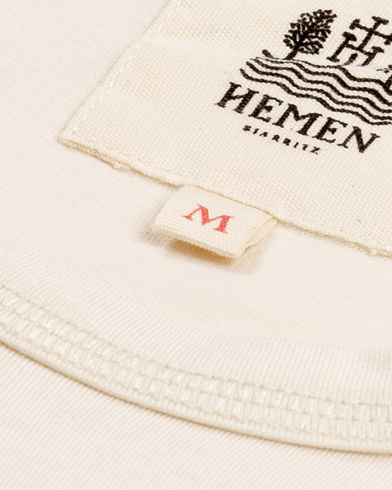 Hemen Biarritz Dani Tee - Stone | Hemen Biarritz T Shirts | JEANSTORE