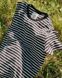 Hemen Biarritz Dani Breton Stripe Tee - Deep Marine / Natural | Hemen Biarritz T Shirts | JEANSTORE