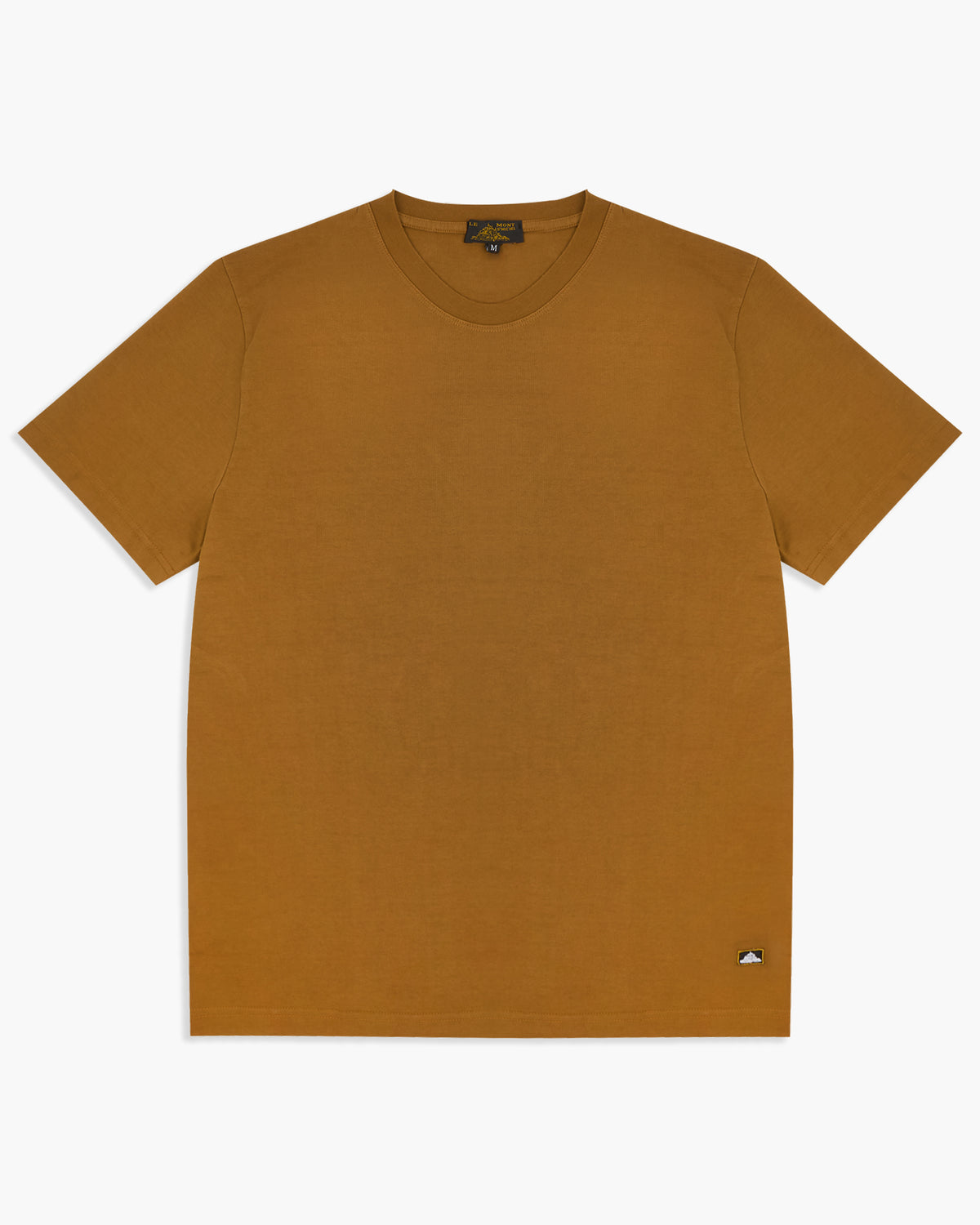 Le Mont St Michel Tobin Circular Knit Tee - Brown | Le Mont St Michel T Shirts | JEANSTORE