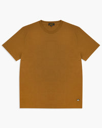 Le Mont St Michel Tobin Circular Knit Tee - Brown | Le Mont St Michel T Shirts | JEANSTORE