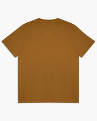 Le Mont St Michel Tobin Circular Knit Tee - Brown | Le Mont St Michel T Shirts | JEANSTORE