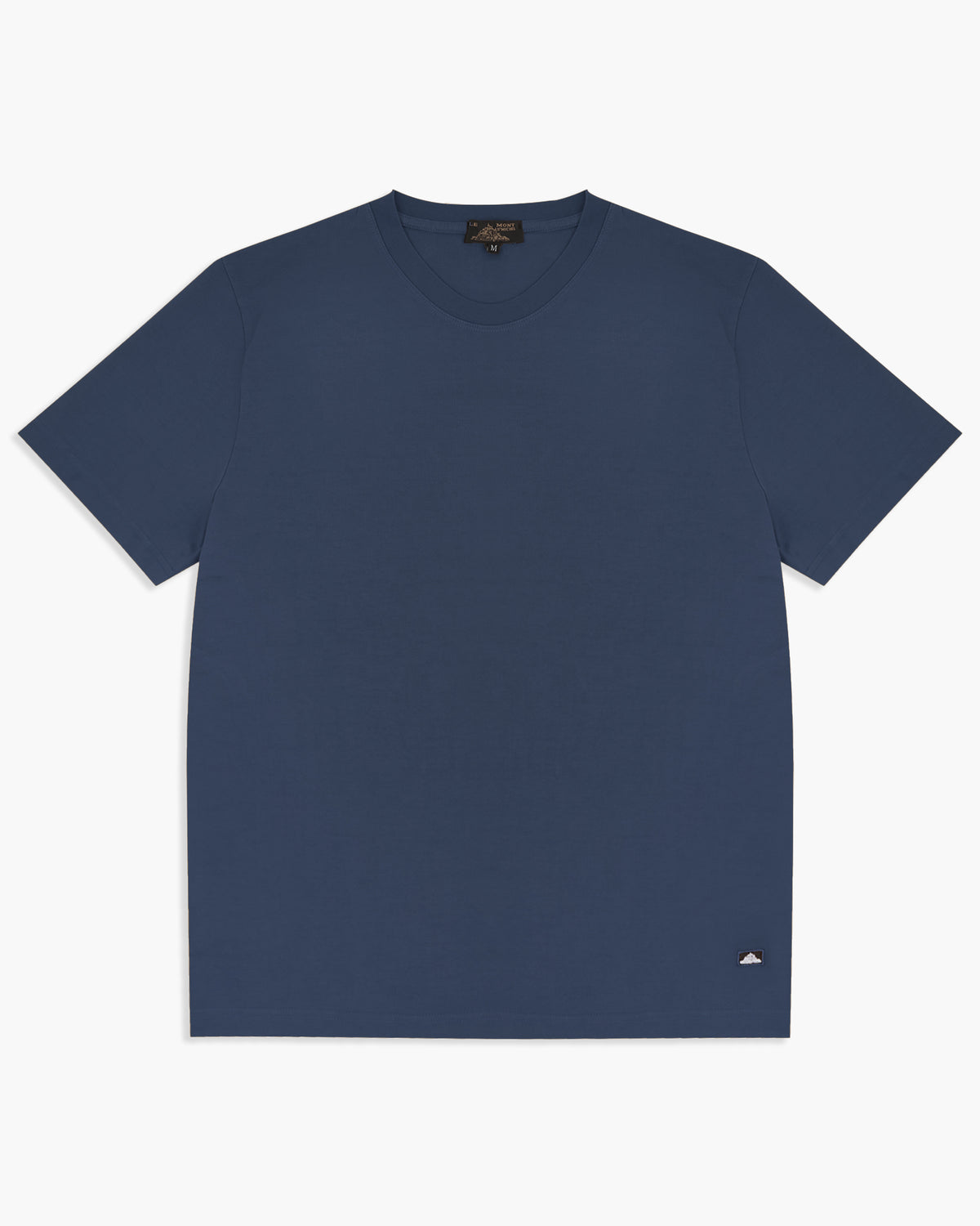 Le Mont St Michel Tobin Circular Knit Tee - Navy | Le Mont St Michel T Shirts | JEANSTORE