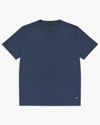Le Mont St Michel Tobin Circular Knit Tee - Navy | Le Mont St Michel T Shirts | JEANSTORE