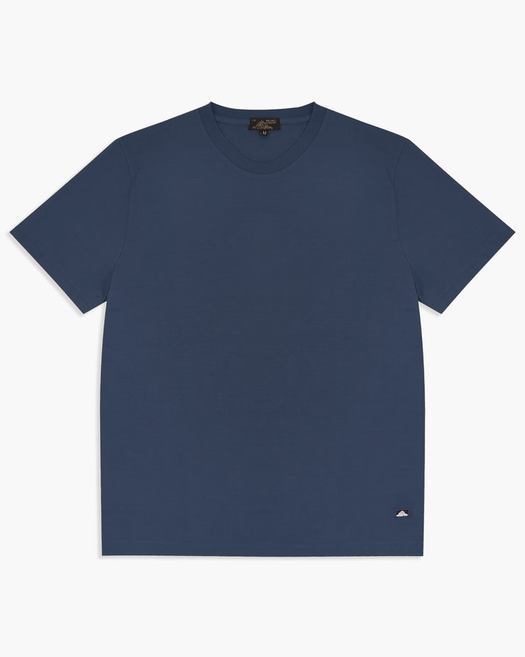 Le Mont St Michel Tobin Circular Knit Tee - Navy