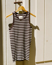 breton stripe ribbed tank top hanging