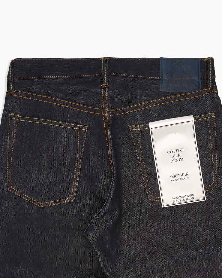 Momotaro 0605-SILK Natural Tapered Mens Jeans - 16oz Zimbabwe Cotton x Silk Selvedge Denim