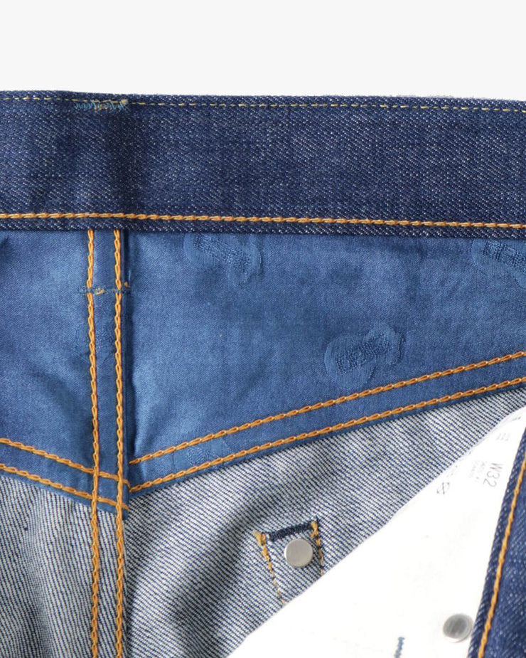 Momotaro Jeans 0605-AI 'Aizome' 13.5oz Natural Tapered Selvedge Jeans ...