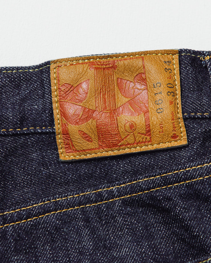 Omoto Denim 0615 Relaxed Tapered 13.5oz Selvedge Jeans - Onewash