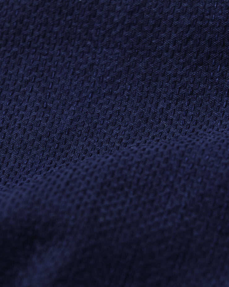 Omoto Denim 0621 15oz Ori-Zashi Sashiko Relaxed Tapered Trousers - Onewash