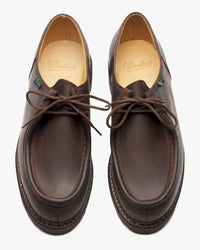 Paraboot Michael Piped Seam Derby Shoe - Nubuck Gringo / Marche Marron | Paraboot Shoes | JEANSTORE