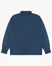 Le Mont St Michel Coban Seersucker Overshirt - Navy | Le Mont St Michel Shirts | JEANSTORE