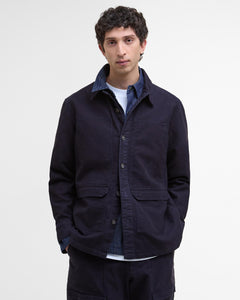 Barbour Heritage Newbirch Oversized Cotton Sateen Overshirt - Navy