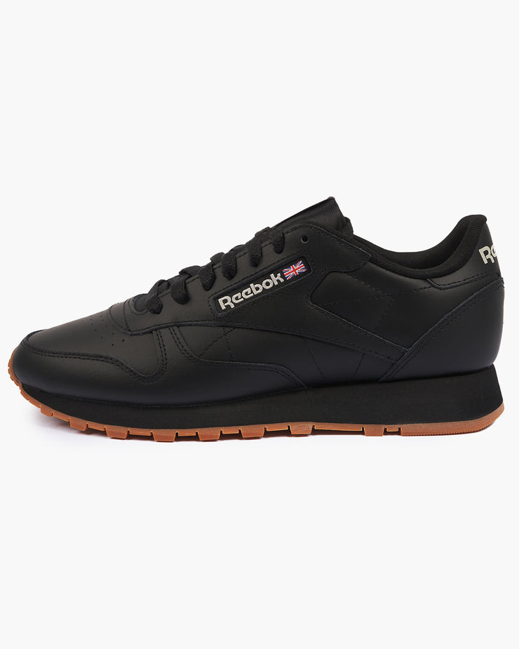 Reebok Classic Leather - Core Black / Pure Grey / Gum | Reebok Classic Trainers | JEANSTORE