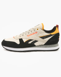 Reebok Classic Leather - Alabaster / Black / Fierce Gold | Reebok Classic Trainers | JEANSTORE